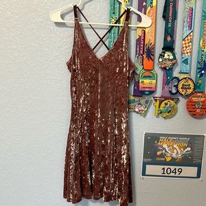 American Eagle Outfitters velvet dress